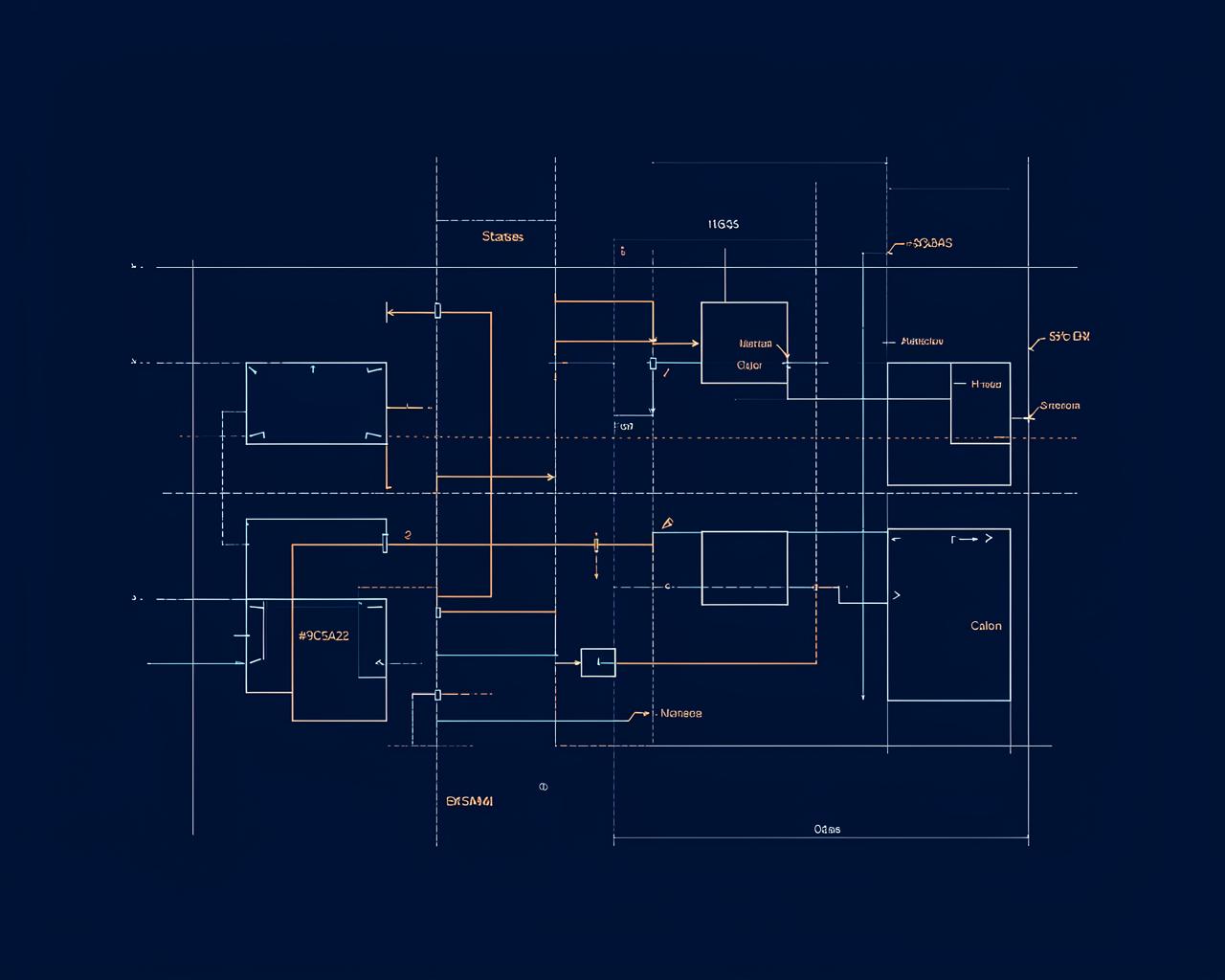 An architectural blueprint, representing the diagnostic process behind every engagement